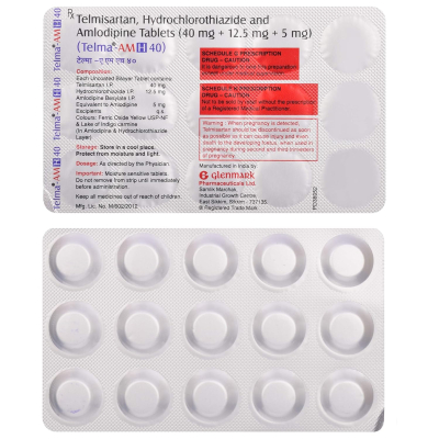 Telma - AM H 40 - Strip of 15 Tablets