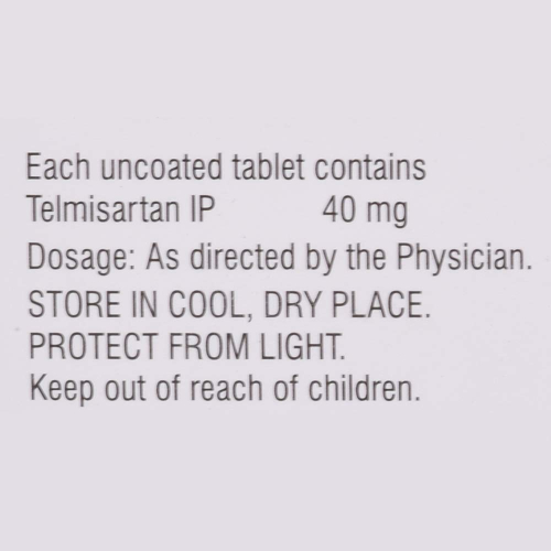 Telmiduce 40 - Strip of 10 Tablets