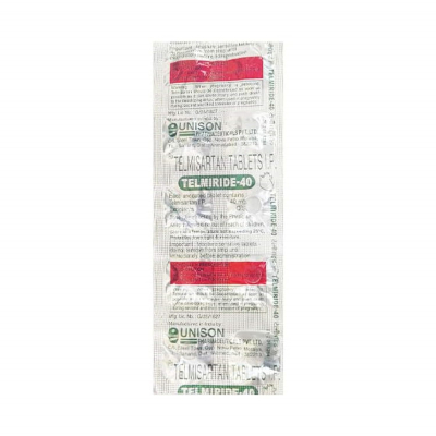 Telmiride 40MG - Strip of 10 Tablets