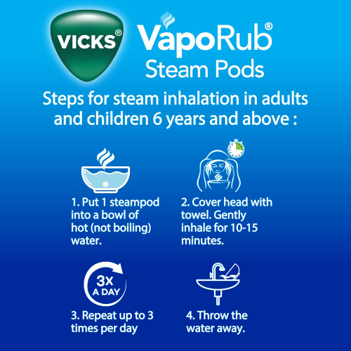 Vicks VapoRub SteamPods 4s