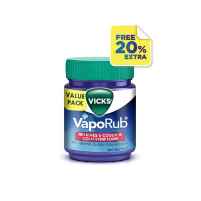 Vicks Vaporub 50ml + 10ml Extra