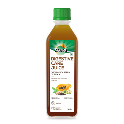 Zandu Digestive Care Juice, 500 ml, Enriched with Papaya