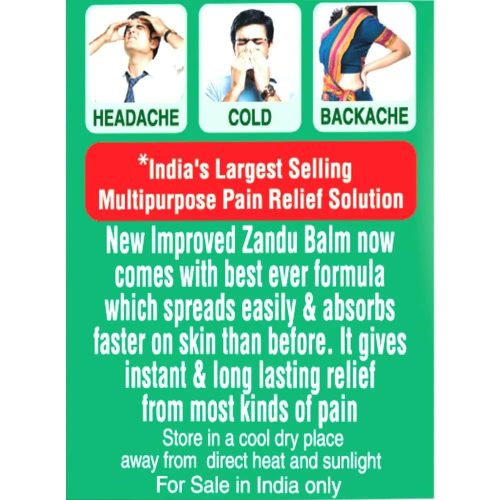 Zandu Long-Lasting Relief Zandu Balm (8 ml)