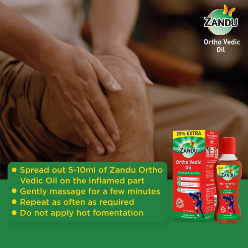 Zandu Ortho Vedic Oil - 120ml 