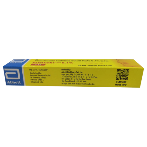 Kenacort New 0.1% Buccal Paste