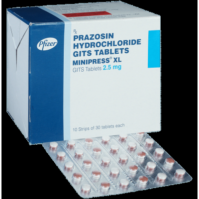 Minipress XL 2.5mg Tablet