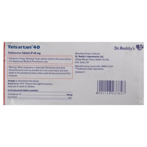 Telsartan 40 Tablet