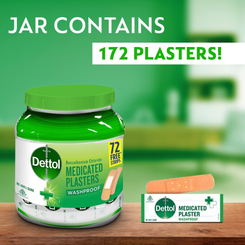 Dettol Medicated Plaster Washproof